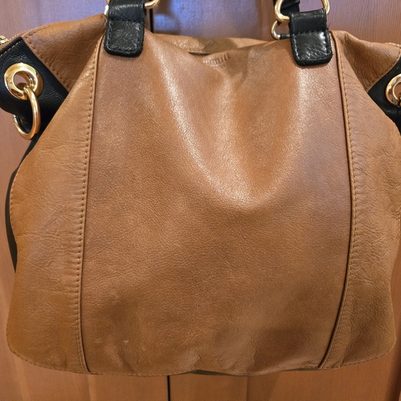 Hammitt Daniel Cognac/Black Leather Medium Handbag - Picture 8 of 16